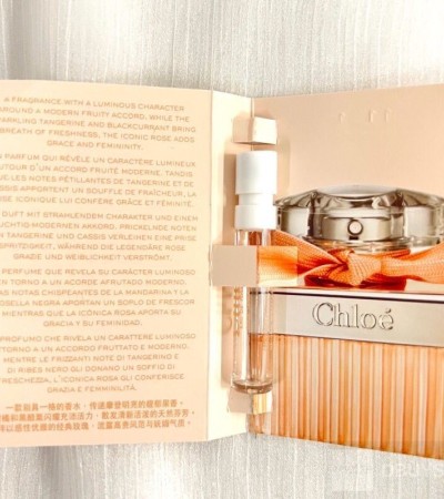 ?[CHLOE] Chloe Mini Perfume Tester Vial Spray - Rose Naturelle Nomade Mini Travel Size Sample Tester