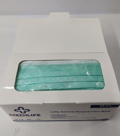 50pcs/box Medilife Surgical Disposable Face Mask